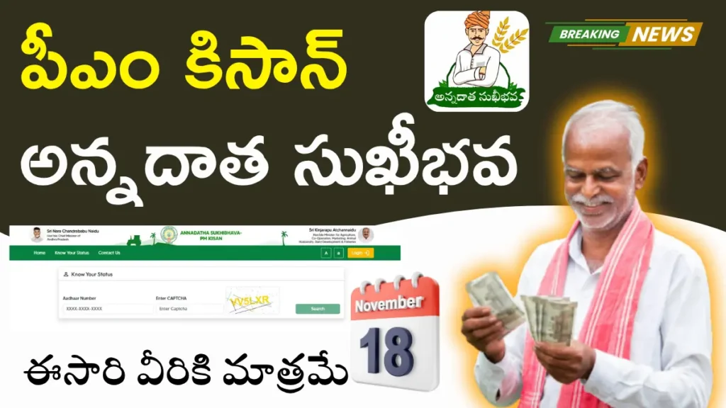 PM Kisan and Annadatha Sukhibhava Funds