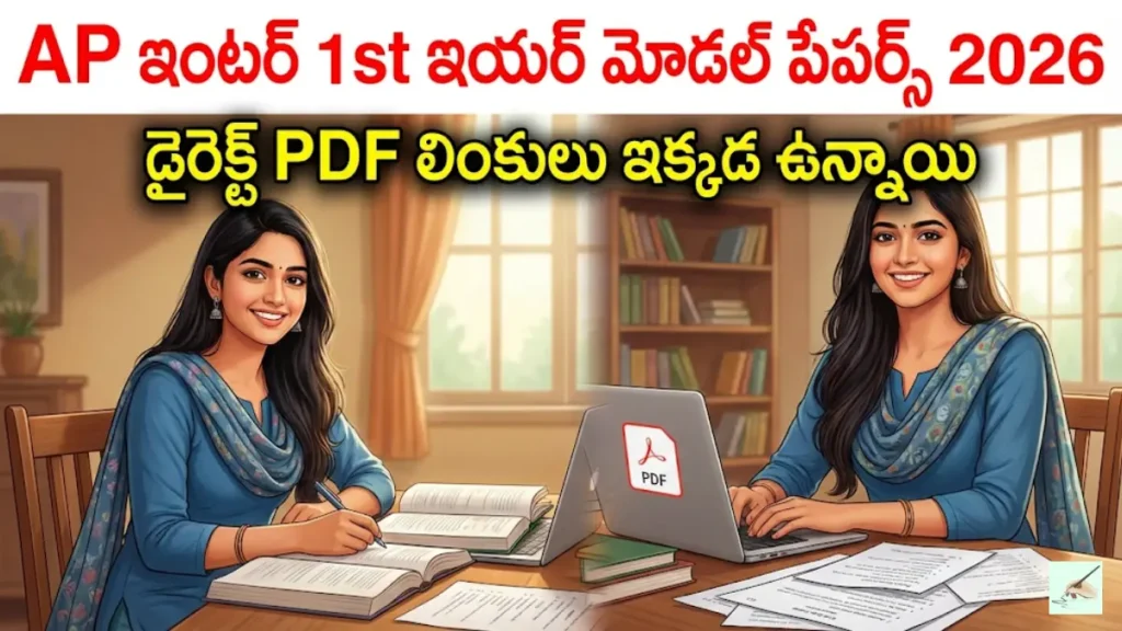 AP Inter 1st Year Model Papers 2026